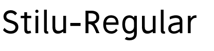 Stilu Regular.otf