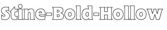 Stine Bold Hollow Regular.ttf
