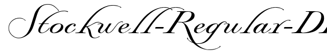 Stockwell DB Regular.ttf