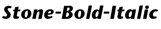 Stone Bold Italic.ttf