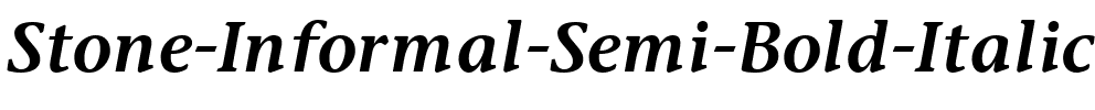 Stone Informal Semi Bold Italic.ttf