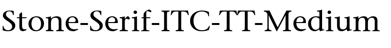 Stone Serif ITC TT Medium.ttf