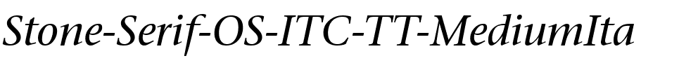 Stone Serif OS ITC TT MediumIta.ttf