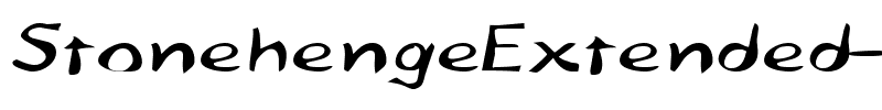 StonehengeExtended Italic.ttf