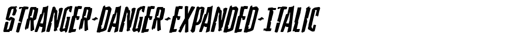 Stranger Danger Expanded Italic Expanded Italic.ttf