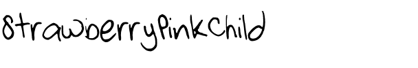 StrawberryPinkChild Medium.ttf