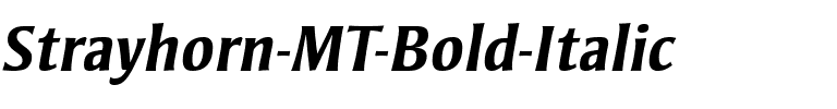Strayhorn MT Bold Italic.ttf