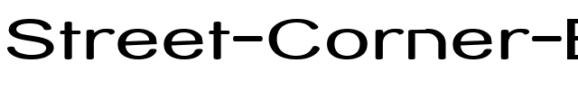 Street Corner Extend Regular.ttf