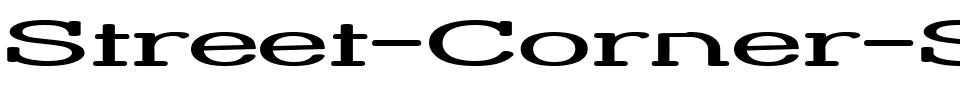 Street Corner Slab HyperExtend Regular.ttf