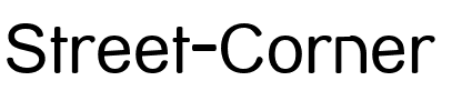 Street Corner Regular.ttf