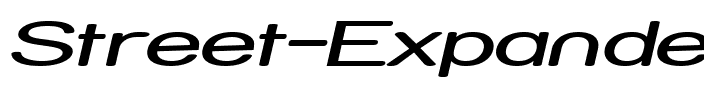 Street – Expanded Italic.ttf