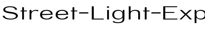 Street  Light Expanded Regular.ttf