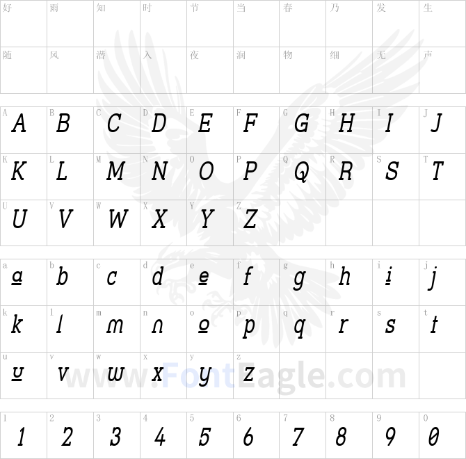 Street-Slab-Upper-Narrow-Italic