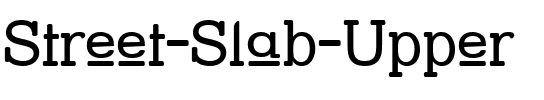Street Slab Upper Regular.ttf