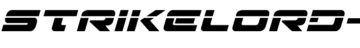 Strikelord Laser Italic Italic.ttf