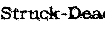 Struck Dead Regular.ttf