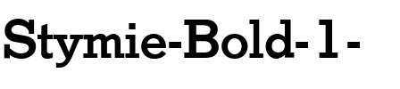 Stymie BQ Roman.ttf