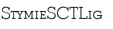 StymieSCTLig Regular.ttf