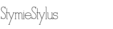 StymieStylus light.otf