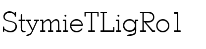 StymieTLigRo1 Regular.ttf