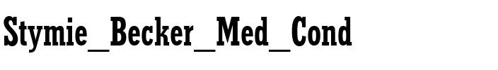 Stymie Becker Med Cond Regular.ttf