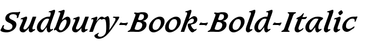 Sudbury Book BoldItalic.ttf