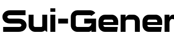 Sui Generis Regular.ttf