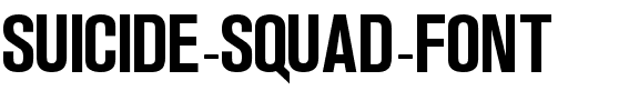 Suicide Squad Font Regular.ttf