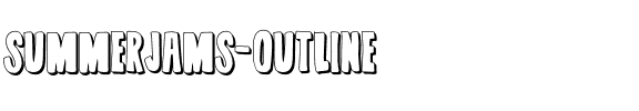 Summer Jams Outline Regular.otf