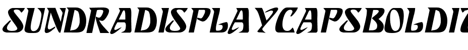 SundraDisplayCaps Bold Italic.ttf