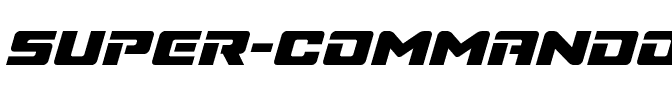 Super Commando Italic Italic.ttf