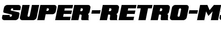 Super Retro M54 Italique.ttf