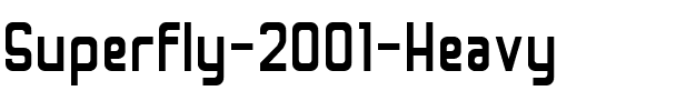 Superfly 2001 Heavy.ttf