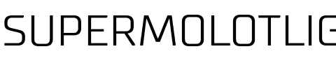 Supermolot Light Regular.otf