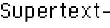 Supertext 03 Supertext 03.ttf