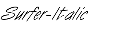 Surfer Italic.ttf