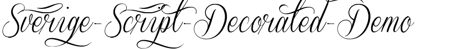 Sverige Script Decorated Demo Regular.ttf