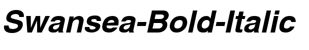 Swansea BoldItalic.ttf