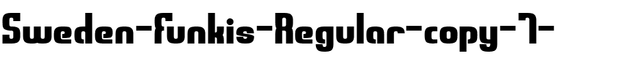 Sweden Funkis Regular Regular.ttf