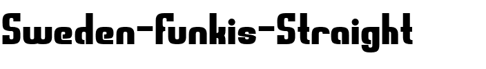 Sweden Funkis Straight Regular.ttf