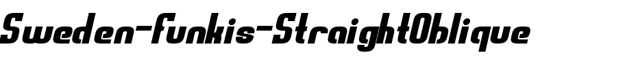 Sweden Funkis StraightOblique Regular.ttf