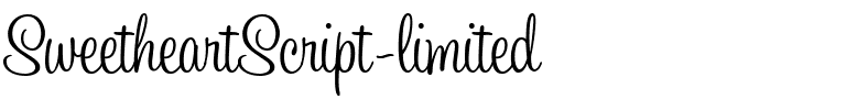 SweetheartScript-limited Regular.ttf