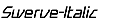 Swerve  Italic.ttf