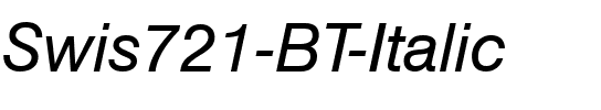 Swis721 BT Italic.ttf