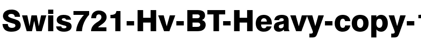 Swis721 Hv BT Heavy.ttf