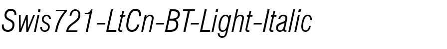 Swis721 LtCn BT Light Italic.ttf