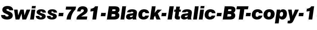 Swis721 Blk BT Black Italic.ttf