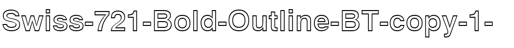Swis721 BdOul BT Bold.ttf