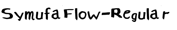 Symufa_Bold_Flow Regular.ttf