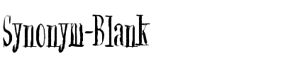 Synonym Blank Regular.ttf